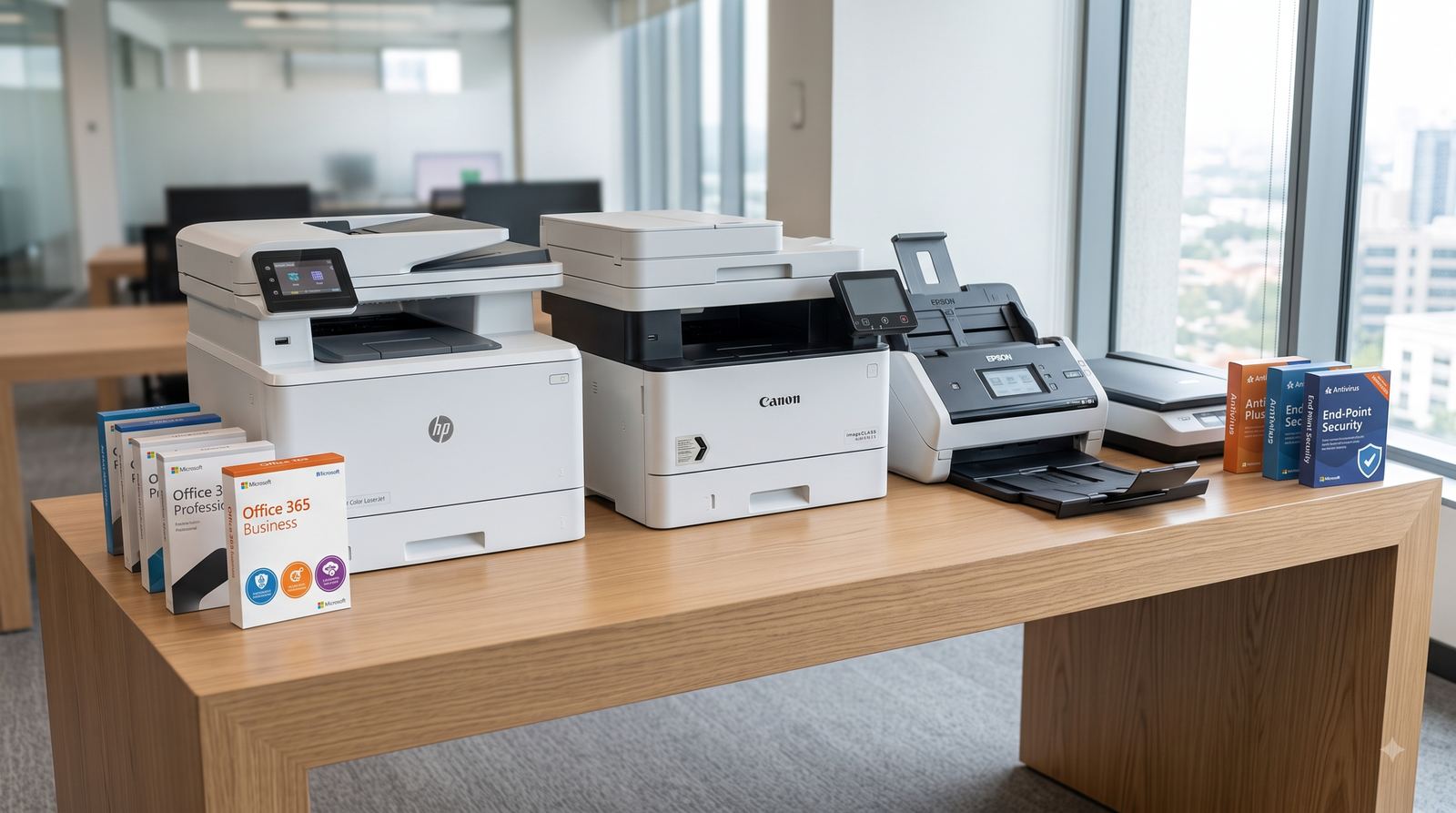 Laser printers, scanners and business software solutions
